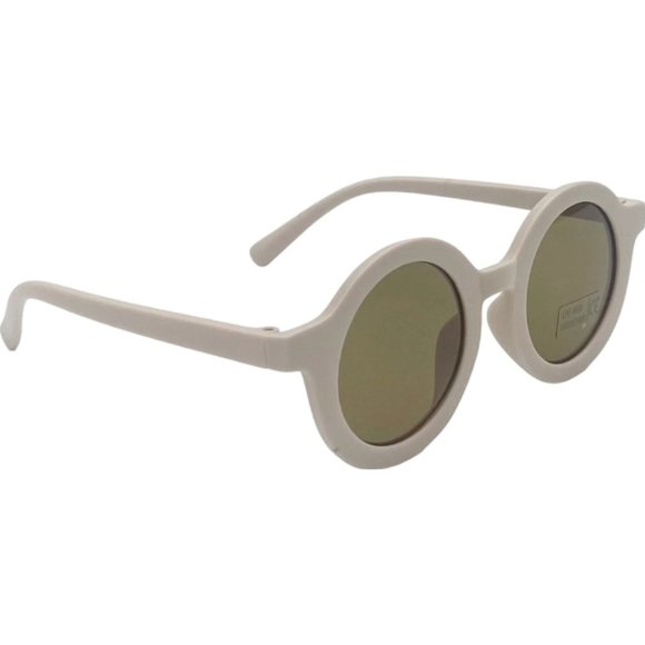 New Polished Prints Light Pink Baby Toddler Girl Round Retro Sunglasses UV400 - Picture 2 of 9